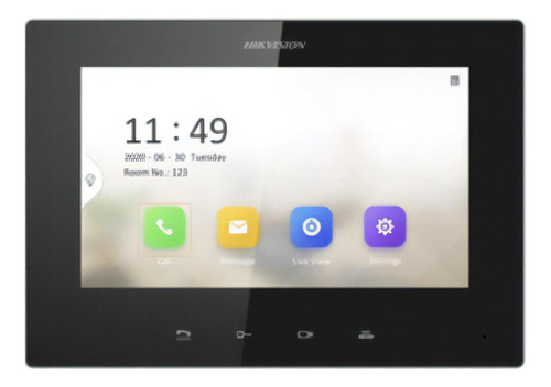 Hikvision Ds-kh6320-le1 Monitor Ip Lite Touch 7  Para Videoportero Ip Con Vídeo En Vivo Poe Estándar Apertura Remota + Llamada Entre Monitores Audio De Dos Vías 