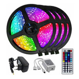 20 Metros Rgb Led Tira Con 44 Teclas Contrele