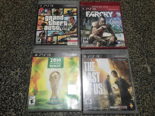 Lote De 4 Juegos De Ps3