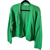 Sweater De Algodón Verde Esmeralda