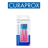 Cepillo Repuesto Curaprox Travel Kit Rosado Duo Pack