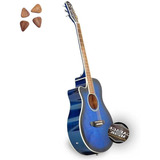 Guitarra Electro Acustica Zurda Parquer Gac109rb Funda Pua 