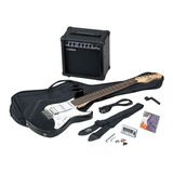 Guitarra Electrica Kit Con Amp/black/negro Eg 112 G Pii Bl 