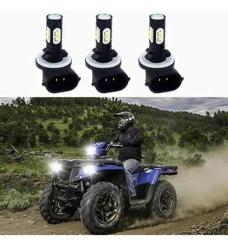 3 Focos Led 881 Para Polaris Sportsman 570 Y Hondas Trx