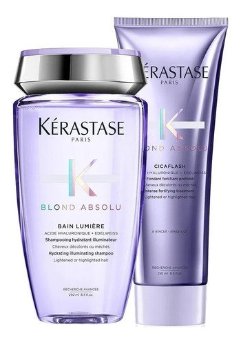 Kit Kérastase Blond Bain Lumiere 250 Ml + Cicaflash 250 Ml