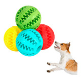 Pelota De Goma Tpr Limpia Dientes Para Perro 7 Cm