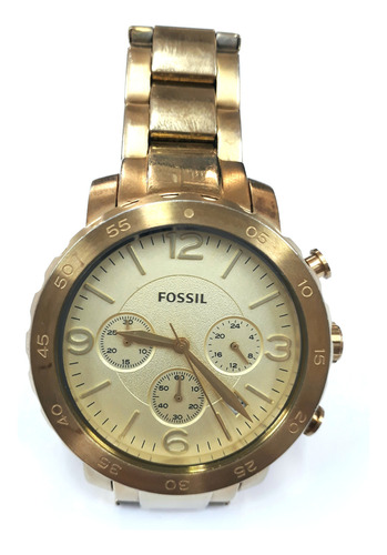 Relógio Fossil Feminino Dourado Am4422 - Usado