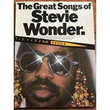 The Great Songs Of Steve Wonder Livro Cifras Partitura Antig