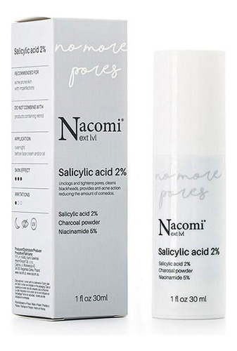 Sérum Ácido Salicílico 2% Exfoliante De Noche | 30ml Nacomi