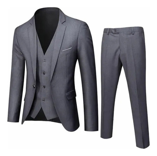 Conjunto De Terno De Casamento Casual De Três Peças Para Cas