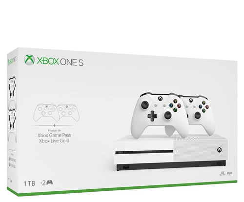 Consola Xbox One S 1tb Bundle Con 2 Controles Nueva