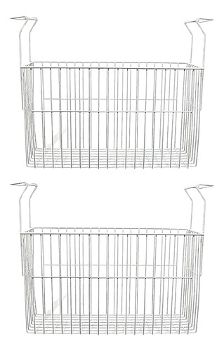 2x Cesto Organizador + 2x Separador Para Freezer Horizontal