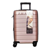 Valija Carrito Reforzada 20 Abs Amayra Color Rosa Lisa