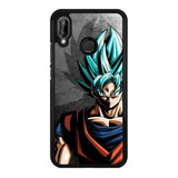 Funda Protector Para Huawei Goku Dragon Ball Azul