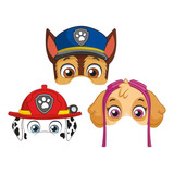 Set 6 Mascaras Paw Patrol Antifaz Para Cumpleaños