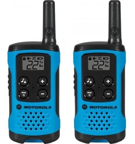 Rádio Comunicador Talkabout 25km T100br Azul Motorola