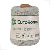 Barbante Euroroma 610m Fio 6 Eurofios Diversas Cores Crochê Cor Cáqui