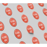 Stickers Calcomania Transparentes Con Tu Logo Personalizado