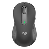 Mouse Inalámbrico Signature M650 Grande Para Zurdos Color Grafito