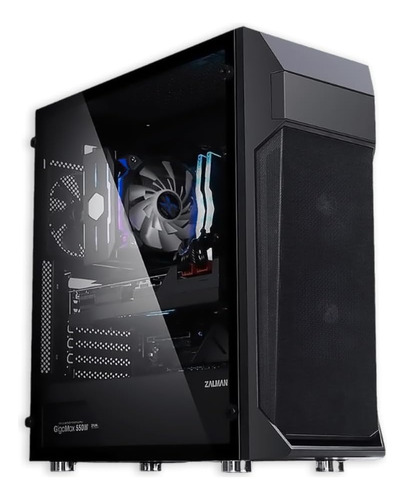 Z1 Plus Atx Mid Tower Pc Panel Lateral De Vidrio Templado 3