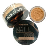 Polvo Suelto Maquillaje Matte Ruby Rose Fijador Matificador