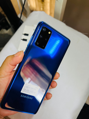 Samsung Galaxy S20+ 5g 5g 128 Gb Aura Blue 12 Gb Ram Liberado Para Cualquier Compañía Sin Fallas O Detalles Estética De 9.9 Impecable.