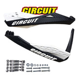 Protetor Mão Xtz 125 Circuit Fenix Carbon Ii Fe Preto Branco