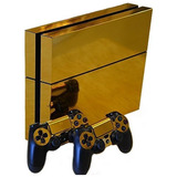 Skin Dorado Oro Para Playstation 4 Ps4 Slim