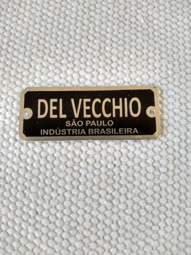 Placa Plaqueta Para Instrumentos Del Vecchio Mais Antigos