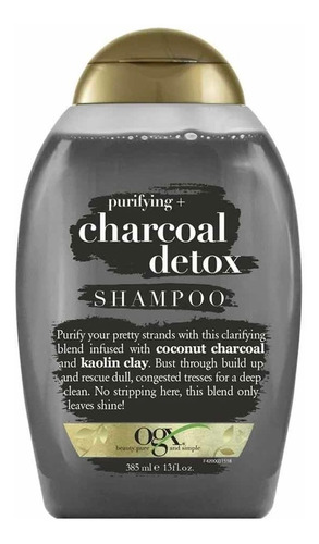 Shampoo Charcoal Detox Ogx 385ml