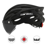 A Cairbull - Casco Bicicleta De Montaña Con Lente Negro