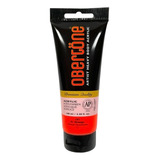 Tubo Pintura Acrilica Profesional Obertöne Heavy Body 100ml Color 193 Naranja Fluorescente