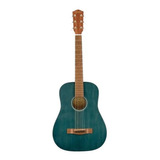 Guitarra Acústica Infantil Fender Fa-15 Para Diestros Blue