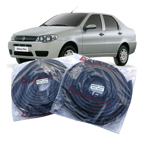 Burletes Puertas Traser (kit X2) Fiat Siena Fire 2005/2014