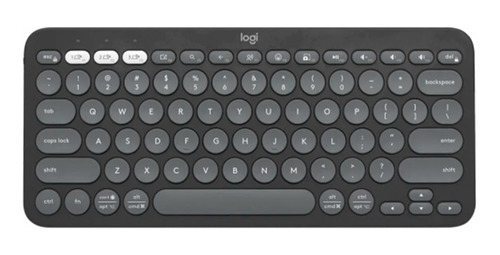 Teclado Bluetooth Logitech Pebble Keys 2 K380s - Grafite