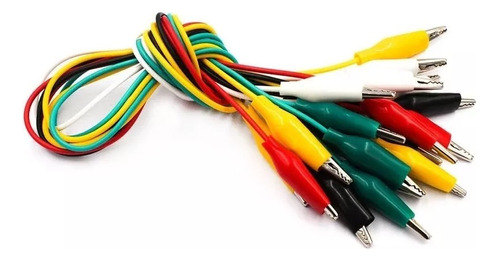 Juego  10 Cables  26 Cm  Caimanes Chicos