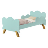 Mini Cama Angel Nuvem Iantil Para Crianças - Já Cor Menta