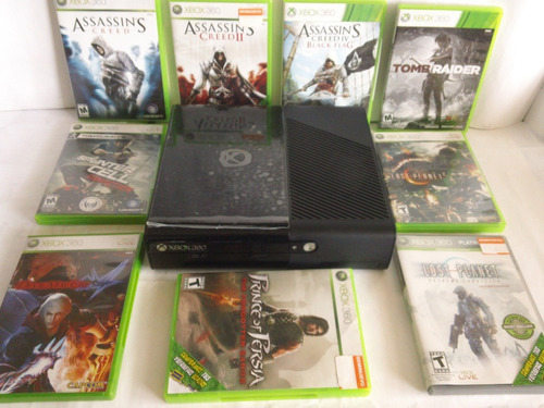 Xbox 360 Slim E Kinect 3 Juegos Originales Gratis A Escoger 