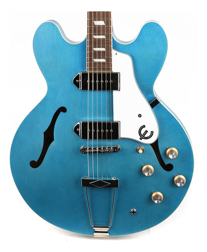 Guitarra Semi-acústica EpiPhone Casino P90 Worn Blue Denim