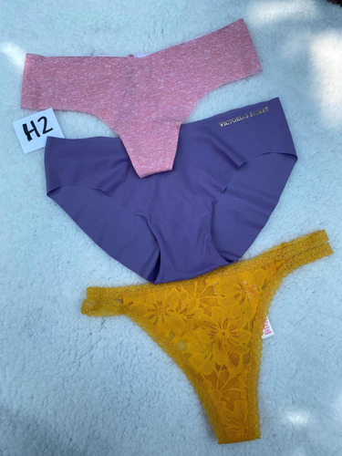 Victorias Secret Lote 3 Panties Xs  Y Nuevos Originales H2