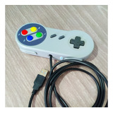 Controle Joystick Retrô Snes Usb Para Pc, Notebook, Pc Gamer