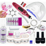 Kit Alongamentos Unha Gel Fibra Produtos Decorativos Bivolt