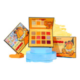 Garfield X Glamlite., Paleta De Sombras 12 Tonos Original