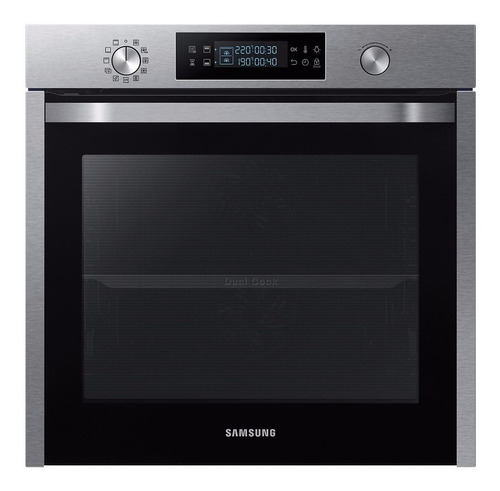 Horno Eléctrico Empotrable Samsung Dual Cook Clase A 75l Nv75k5541rs