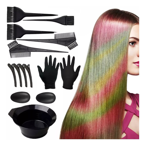 Kit De Tintes Y Decolorantes Para Cabello Cepillo De Tinte