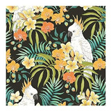 Papel Tapiz - Haokhome ******* Rainforest Tropical Peel And 