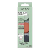 Mascarillas Faciales Pure-clay 3 De Loréal Paris Skincare