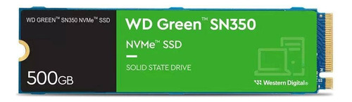 Ssd Wd Sn350 500gb M.2 Nvme 2400 Mb/s 1500 Mb/s Wds500g2g0c