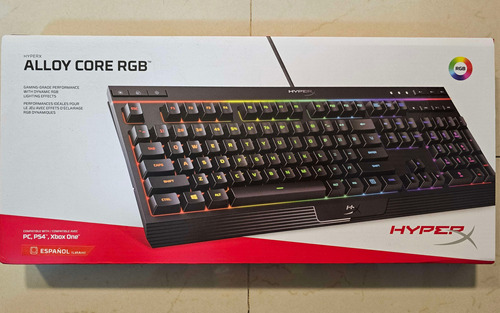 Teclado Gamer Hyperx Alloy Core Rgb