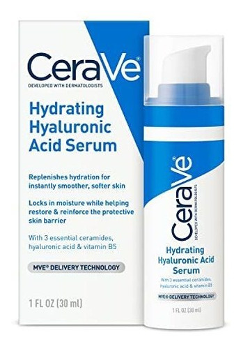 Sérum De Ácido Hialurônico Cerave Para Vitamina B5 Facial